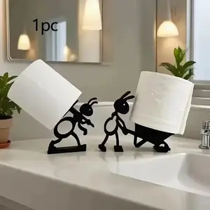 Fun Ant Toilet Paper Holder Set, Toilet Paper Storage, Bathroom Decor Gift, Creative Home Decoration, Office Restroom Accessory, Unique Present Idea, Bathroom Decoration Accessories