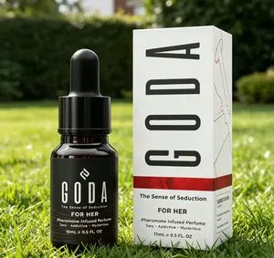 GODA Women Pheromone Perfume 15ml, Long Lasting Jasmine & Rose Scent Vegan Cruelty-Free Elegant Lady Fragrance