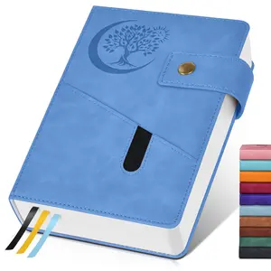 365 Page Thick Lined Journal Notebook for Men Women, B5 Large Leather Journals for Writing, Hardcover Notebooks for Work, School, Note Taking, Business, Travel Diary, College Ruled 7.6" x 10"