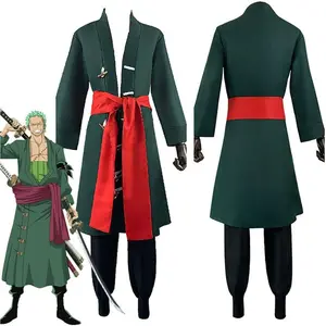 Roronoa Zoro Cosplay Costume – Pirate Hunter Samurai Outfit for Anime & Halloween