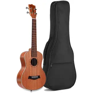 Ukulele Case, Black Ukulele Bag for 21 23 26 Inch Ukulele, Waterproof Durable  Mdvora