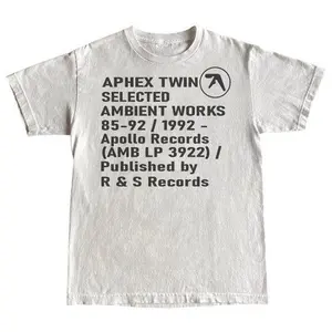 aphex twin T-shirt retro 1992
