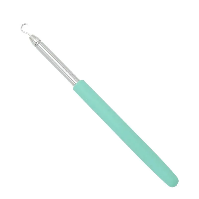 Fashion Stainless Steel Jewelry Bracelet Hook Tool, Quick Wear & Remove Accessory, Wrist Fixed Helper Stick for Necklaces