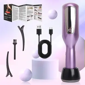 USB Rechargeable Hair Split End Trimmer, 1 Count Portable Lightweight Electric Hair Trimmer with Storage Base, Multifunctional Hair Care Tool for Home & Travel