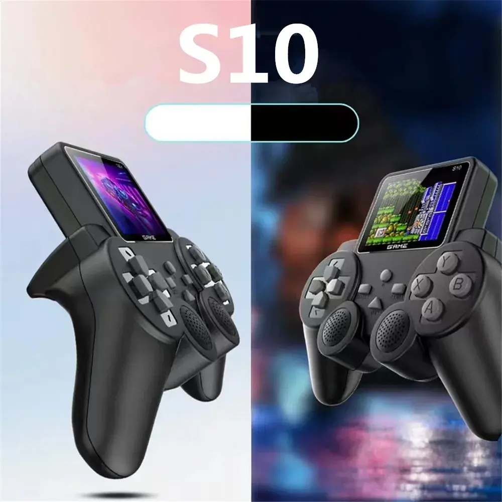 S10 Retro Video Handheld Game Console Built in Classic Games, Integrated controller and screen