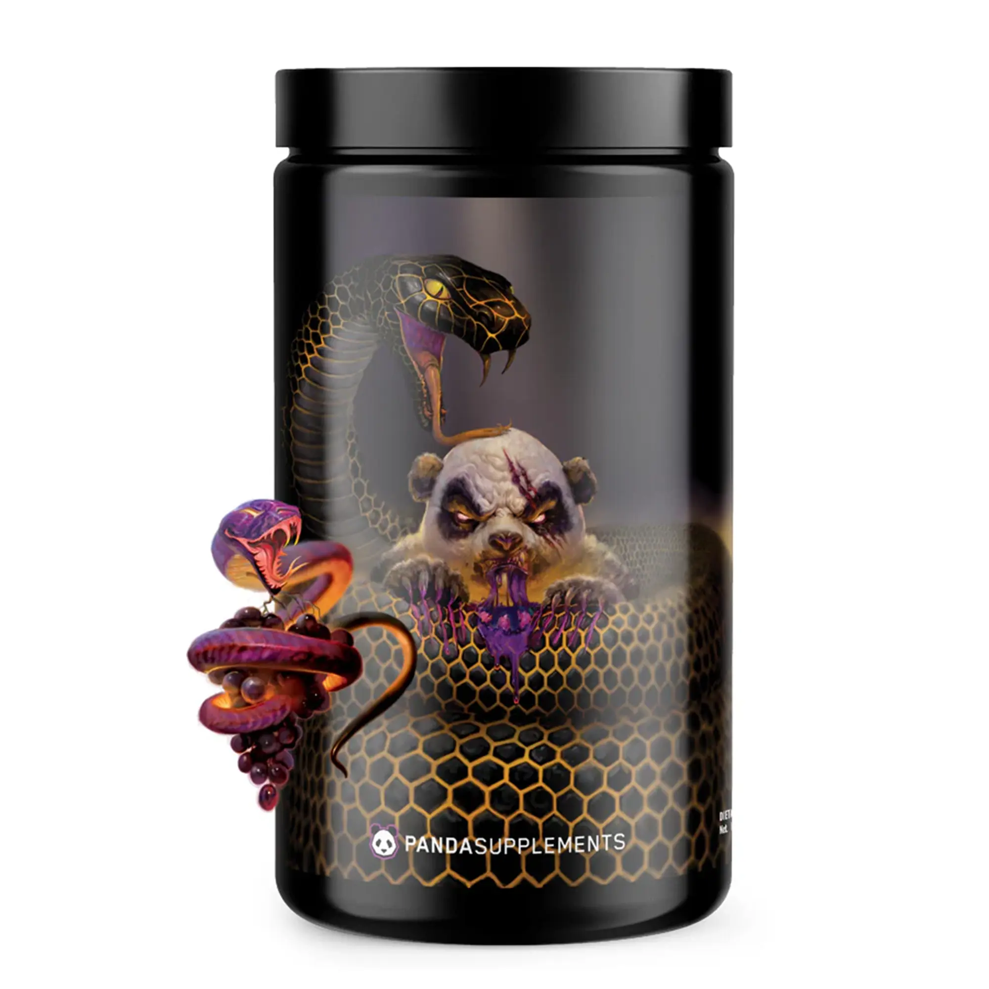 Panda Supps PANDAMIC - Limited Edition Pre Workout (Grape Bubble Gum Flavor) 40 servings