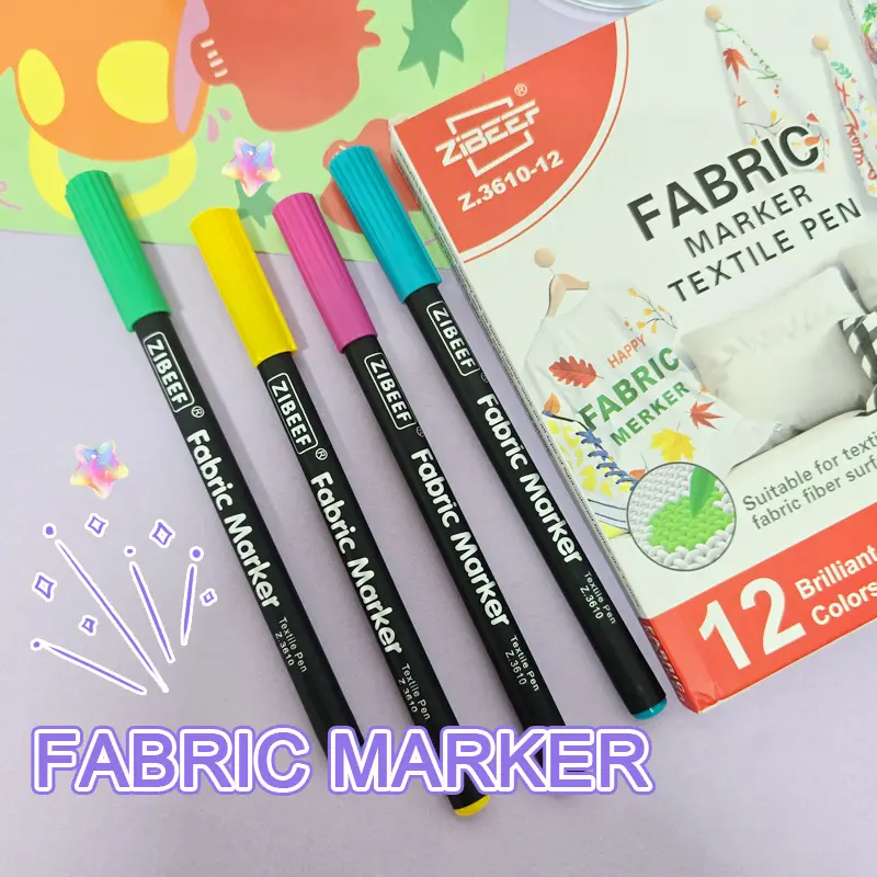 Guangna 12-Color Art Marker Set for Artists, Perfect for Adult Coloring Books, Christmas Cards, Note-Taking & Calligraphy Supplies