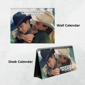 A Year Of Brokeback Mountain 2026 Calendar, Brokeback Mountain 2026 Wall Calendar, Must Have Gift For Fans 2026, Gift for fans