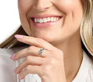 Christian James by Scott Grimes Sterling Silver Round Gemstone Round Gemstone