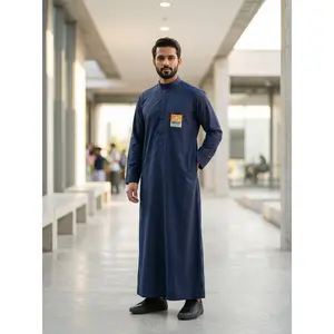 Official Abraar Academy Men's Navy Uniform Thobe