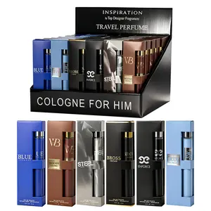 6-Piece Set Men's Eau De Toilette Fragrance, Cologne For Men,Travel Size Perfume, Long-Lasting , 6 Different Scents, Perfect For Dating, Daily Life, Parties,Gift Giving, 1.18 fl oz/35 ml Each Bottle