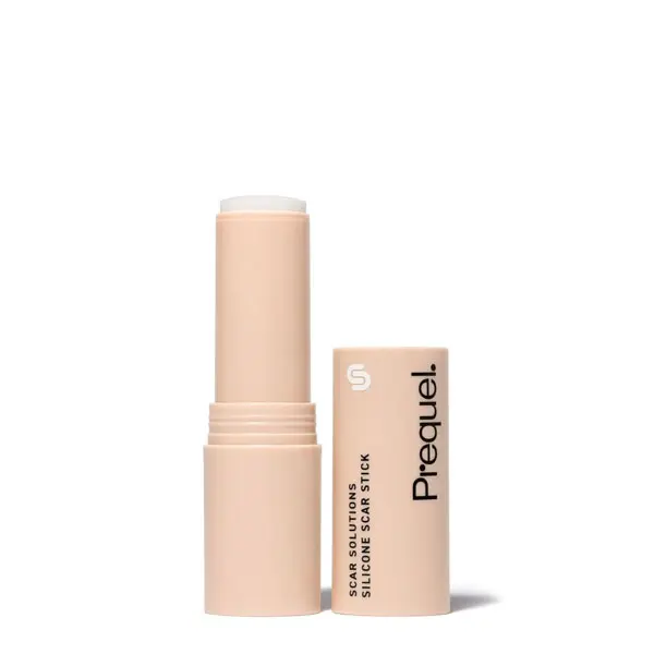 Prequel Skin Scar Solutions 60% Silicone Scar Stick. Thick Solid Velvety Film for Scars. Formula Infused with Centella Asiatica Extracts and Vitamin E. Soothing and Occlusive