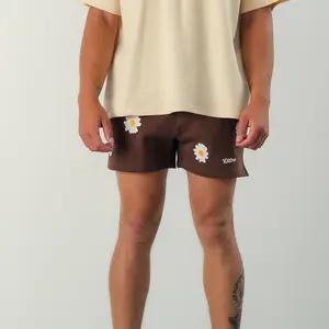 Kill Crew Daisy Cotton Mid Thigh Cut Shorts