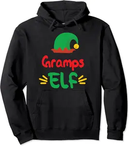 Gramps Elf Family Matching Christmas Group Costume Gift Pullover Hoodie - Farhadheid Shop 50B07ZTM2RSJ