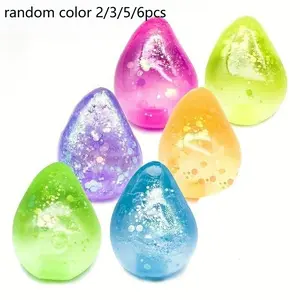 Water Drop Shape Stress Ball, Slow Rebound Squishy Toy, Ideal for Desk Decoration, Classroom Rewards, Party Gifts