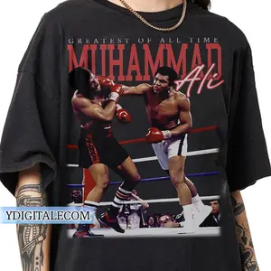 Vintage 90s Graphic Style Muhammad Ali T-shirt, American Professional Boxer Gifts For Man and Women Unisex T-shirt