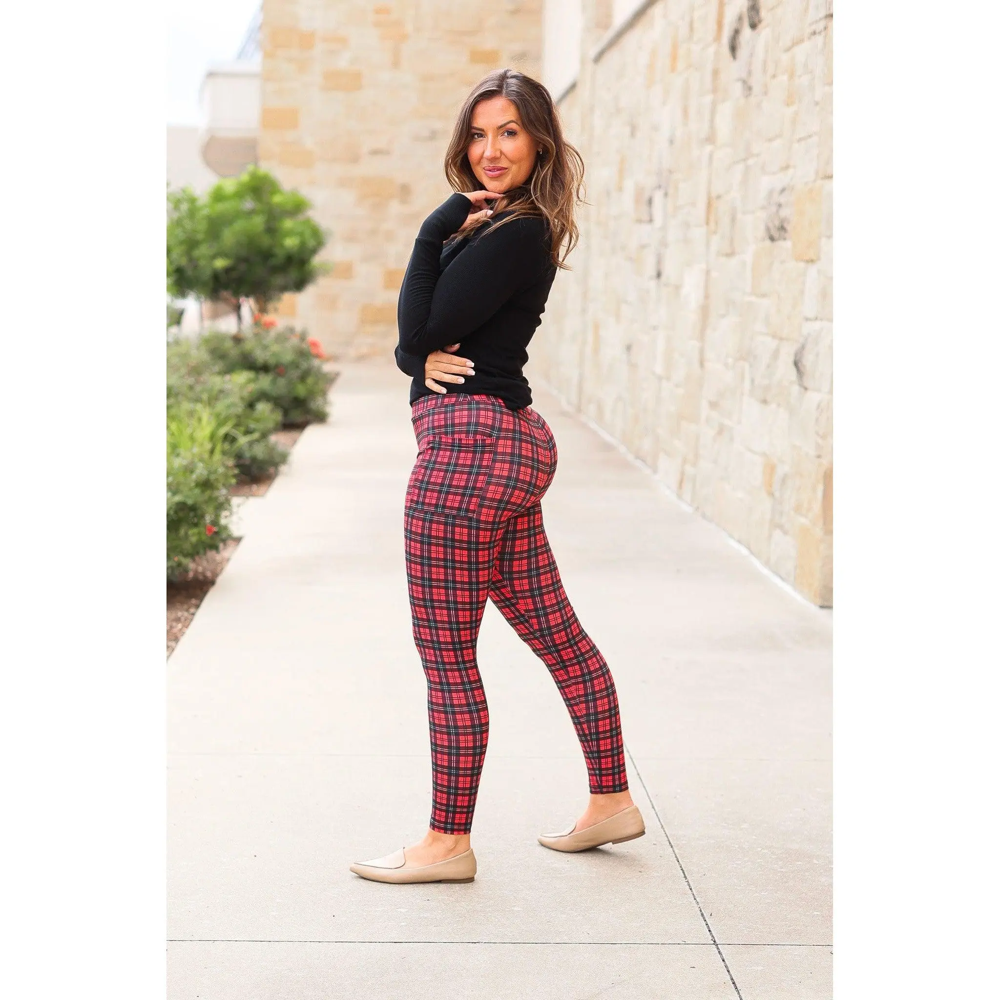 Holly Plaid Leggings
