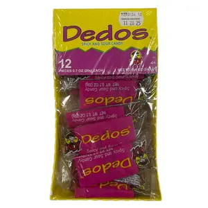 Dedos Spicy and Sour Candy - 12 Count, Perfect Snack for Sweet Tooth