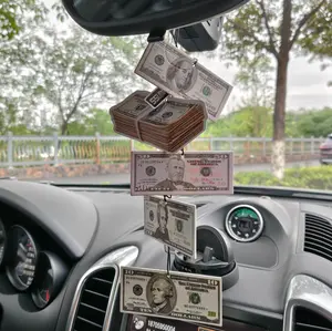 5 Unique Fake Dollar Air Fresheners - Long Lasting Car Scent Clips - Money Fragrance for Vehicle Vent