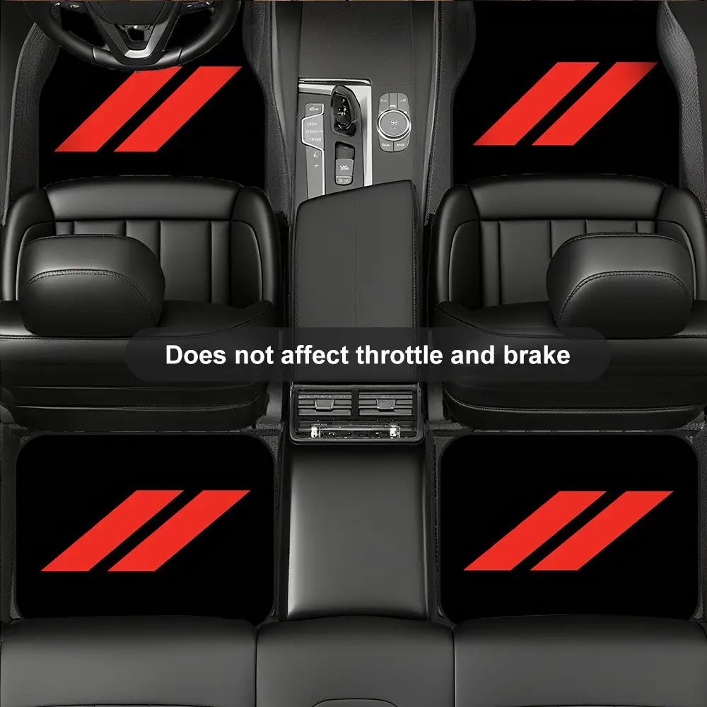 4pcs High-End Car Mats Set, Comfortable Fit for Various Vehicles, Durable Material, Easy Maintenance, No Odor, Perfect for Cars Suvs Trucks, Automotive Mats