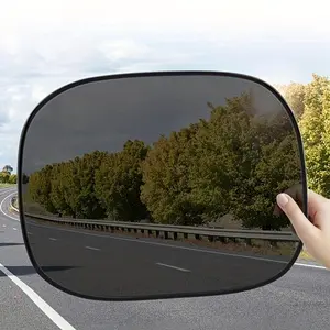 2pcs Car Window Sun Shade With Suction Cup, Heat Insulation Side Blocking Car Side Window UV Protective Sunshade, Car Interior Accessories With Sun UV Protection And Prevent Damage From Sunlight Heat