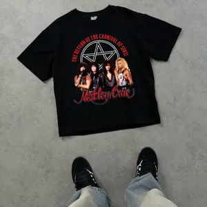 Vintage Motley Crue Carnival Of Sins Shirt, Heavy Metal Rock Band Tee Fashion Cotton, Full Colors, Full Sizes, For Men, For Women