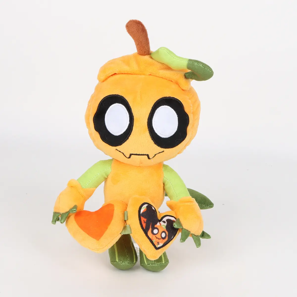 Dandy’s World Gourdy Game 29cm Pumpkin Pillow, Soft PP Cotton Filled, Novelty Toy for Kids, House Decoration & Holiday Gift