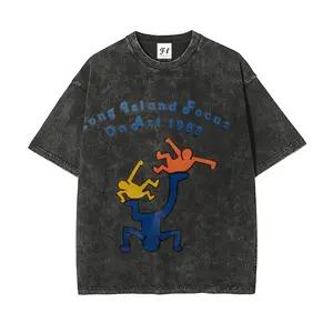 Keith Haring Unisex Graphic T-Shirt | Official Art Cotton Crewneck Tee | Men's Women's Casual Wear