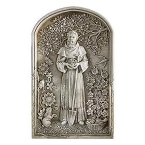 Christian Brands G1074 12 in. AG Saint Fiacre Garden Plaque