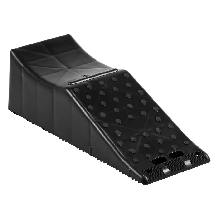 fathersdaygift Vehicle Ramp, Single Unit Auto Service Ramp, 20000 lbs/9 ton Load Limit, 5.5 Elevation Auto Ramp, Robust Tire Ramp for Routine Car Care and Vehicle Upkeep
