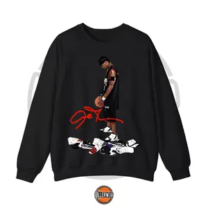 ALLEN IVERSON TEE, Basketball Shirt, Graphic Basketball Tee, Vintage Basketball Shirt, Basketball Merch, Sports Tee Streetwear Crewneck Fabric