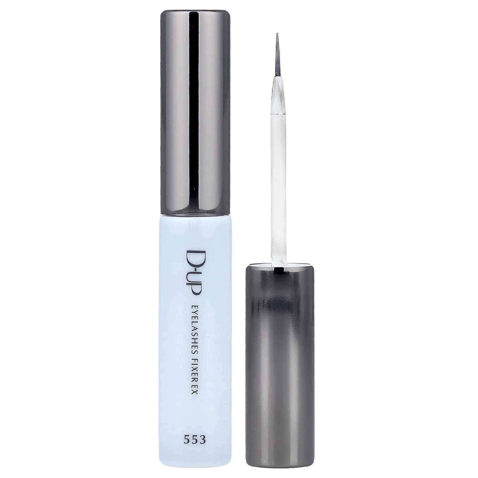 D-UP Eyelashes Fixer EX, False Eyelashes Adhesive, 553 Black Type, 0.7 fl oz (5ml)
