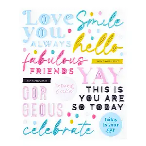 Rosie's Studio Jubilee Puffy Stickers