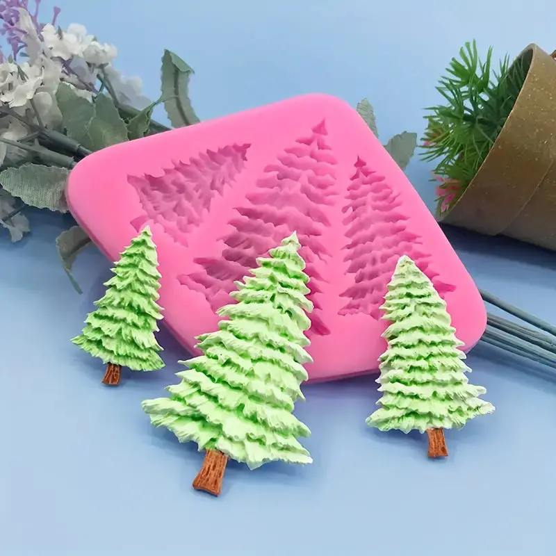 Rustic Christmas Tree Silcone Mold