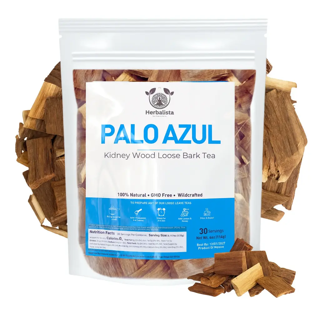 Herbalista Palo Azul Tea – Loose Kidney Wood Bark | 16 oz (1 LB / 456 g) | Premium Herbal Tea for 240+ Cups