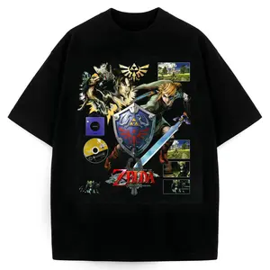 TLOZ Twilight Princess Wolf Link Graphic T Shirt Gift For Fans Fantasy Adventure Tee