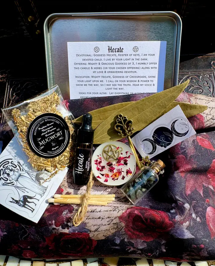 Hecate Mini Travel Altar Tin