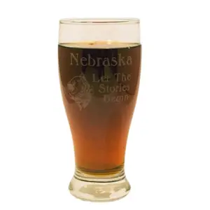 Etched Pilsner Glass | Customizable | RCK Creations & More