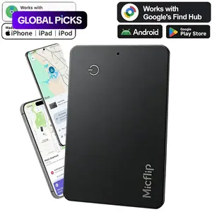 Thin Wallet Tracker Card, Smart Tracking Tag, Works with iOS/iOS & Android, Item Locator for Luggage, Passport, Phone,Love&Track,IP68 Waterproof, 3-Year Battery #GLOBAL PICKS