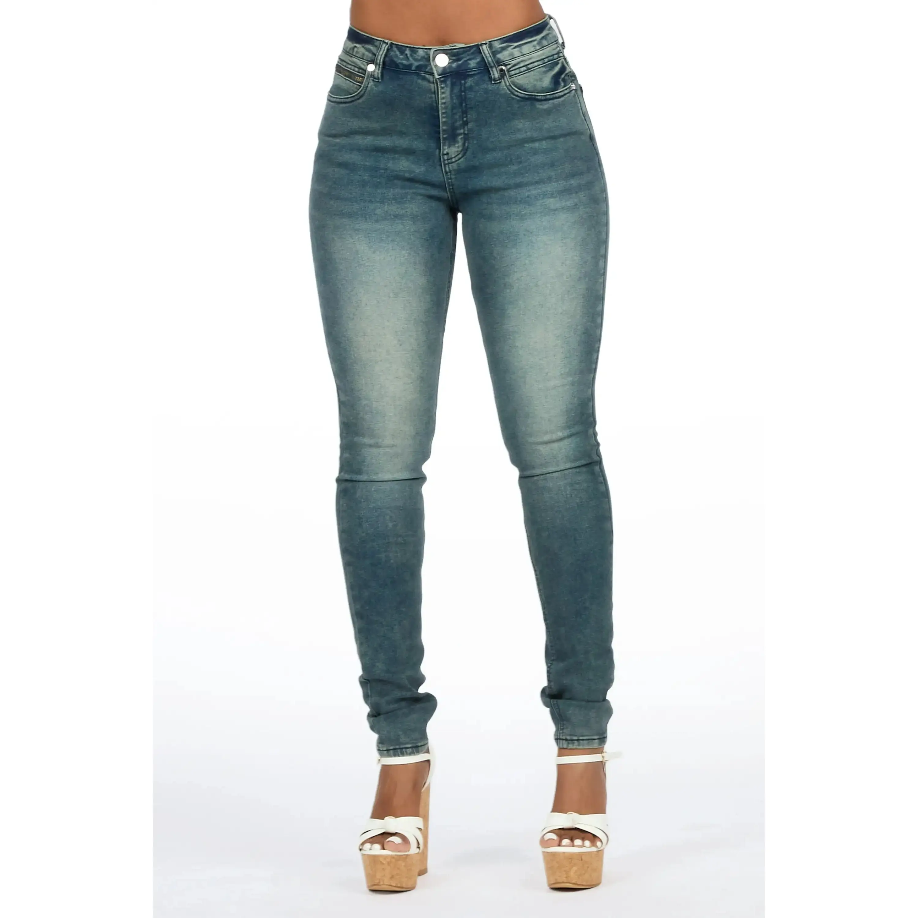 Keshona Tint Wash High Rise Stretch Skinny Jean