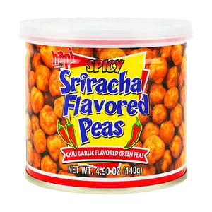 HAPI Sriracha Chili Garlic Flavored Peas, 4.9oz HAPI Sriracha Chili Garlic Flavored Peas, 4.9oz