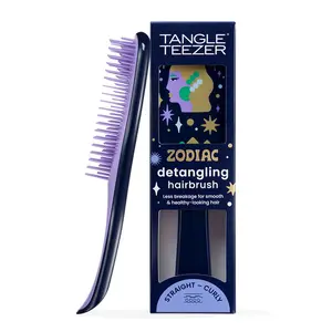 Tangle Teezer Zodiac Ultimate Detangler Hairbrush for Wet & Dry Hair, Eliminates Knots & Reduces Breakage for All Hair Types, Virgo Gift Heatless Detangling