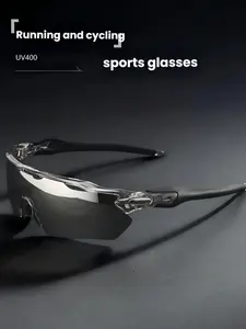 Unisex Adult Sunglasses, Fashionable Eyewear for Casual Wear, UV Protection, Lightweight Design, Sporty Style, All Seasons, Fashionable Frames Sunglasses, Summer Sports Sunglasses
