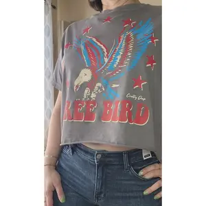 Free Bird Vintage Relaxed Crop T-shirt
