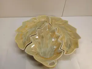 Vintage Enchanto Co Pottery Set California 1955 (3 Piece Set For Lazy Susan