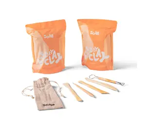 Sculpd Beginner Friendly Home Pottery Kit w/ Air Dry Clay