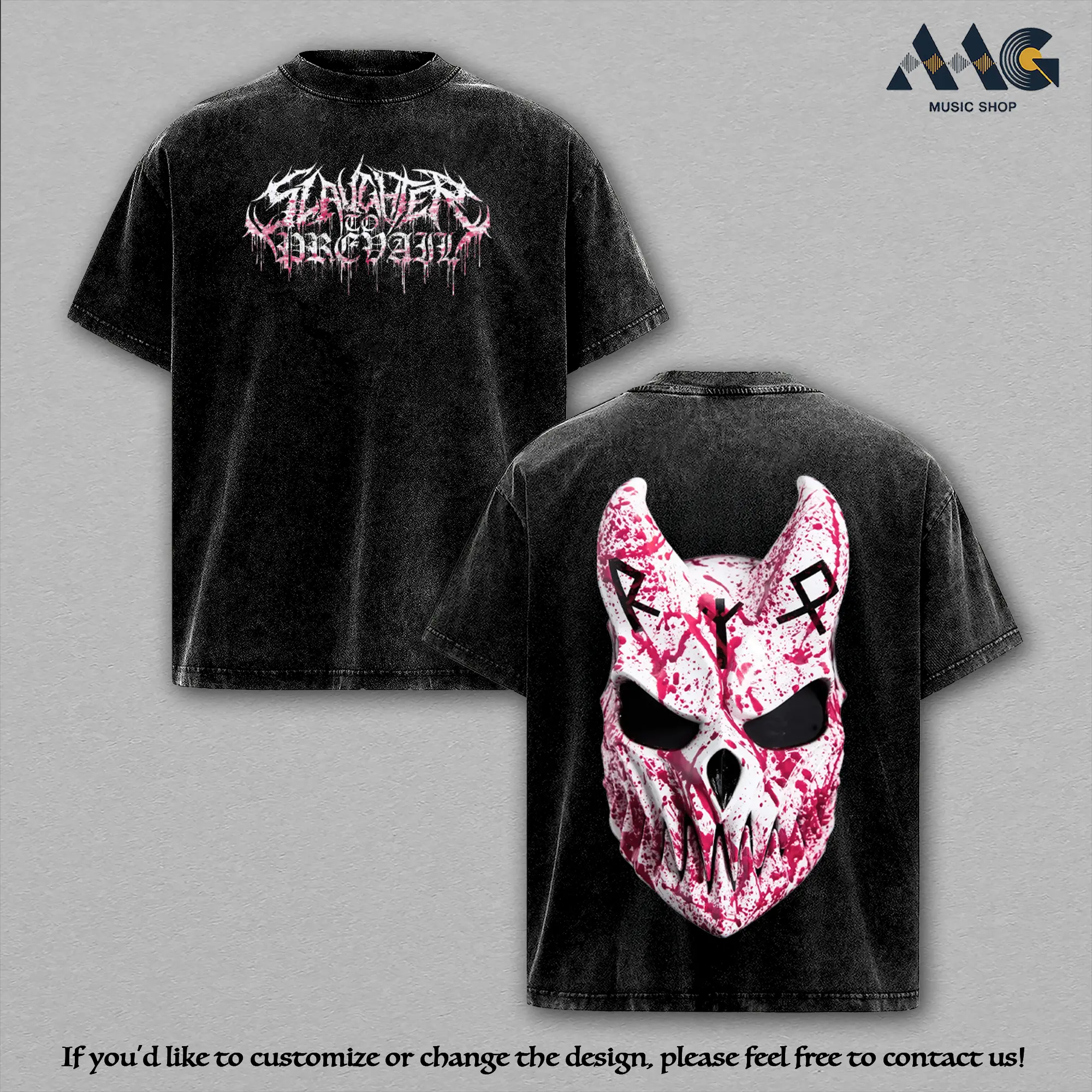 Slaughter To Prevail Deathcore Band Tee – Vintage Washed Oversized Metal Shirt, Russian Heavy Music Graphic T-Shirt, Premium Cotton Rock Streetwear, Distressed Unisex Merch, Gift for Brutal Music Addicts, Moshpit-Ready Fit