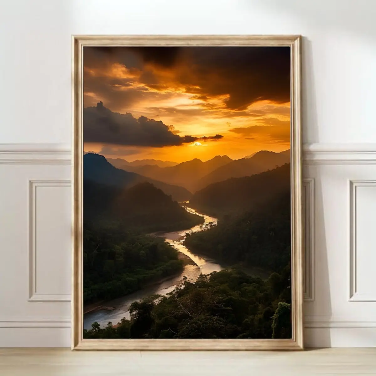 Thailand Print Asia Wall Art Chiang Mai Poster Bangkok Travel Poster Sunset Nature Print Thailand Map Best Gift Mountains Print Best Gift, Unframed