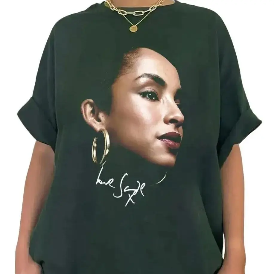 Sade Adu Tshirt Rap Hip Hop Graphic T-Shirt Gift For Men Women Unisex Shirt