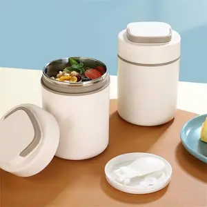 Portable Leakproof Insulated Lunchbox, 1 Count Breakfast Container With Lid, Leak-proof Food Container For Work, School, Travel, Picnic